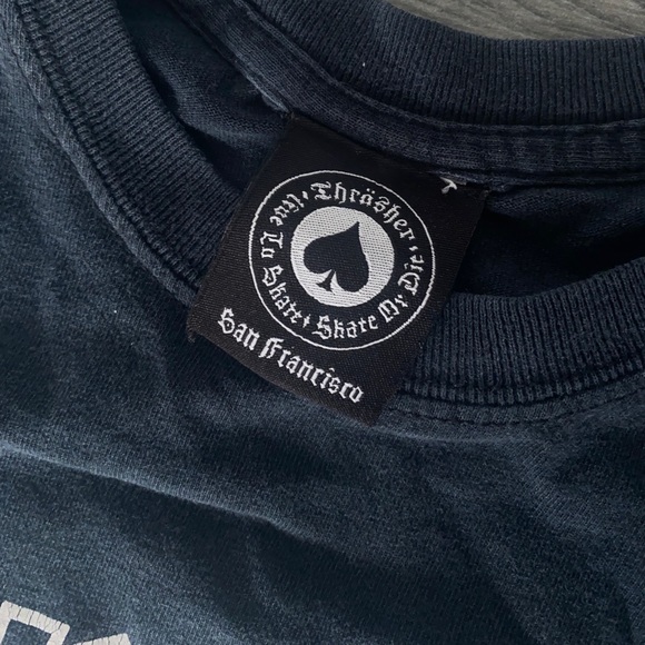 SOLD Black Thrasher Tee 🖤 - Picture 3 of 4